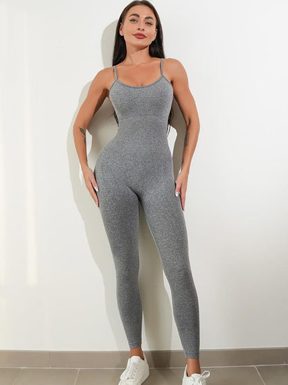 One Piece Spaghetti Strap Jumpsuit