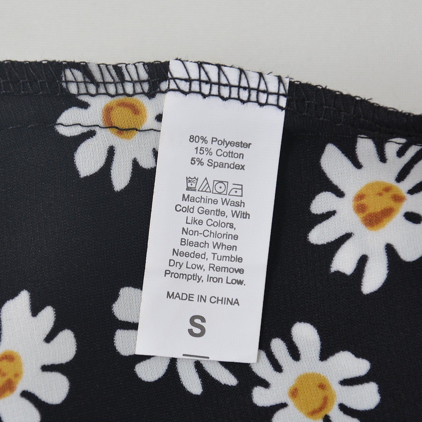 Chiffon Slim Literary Daisy Skirt
