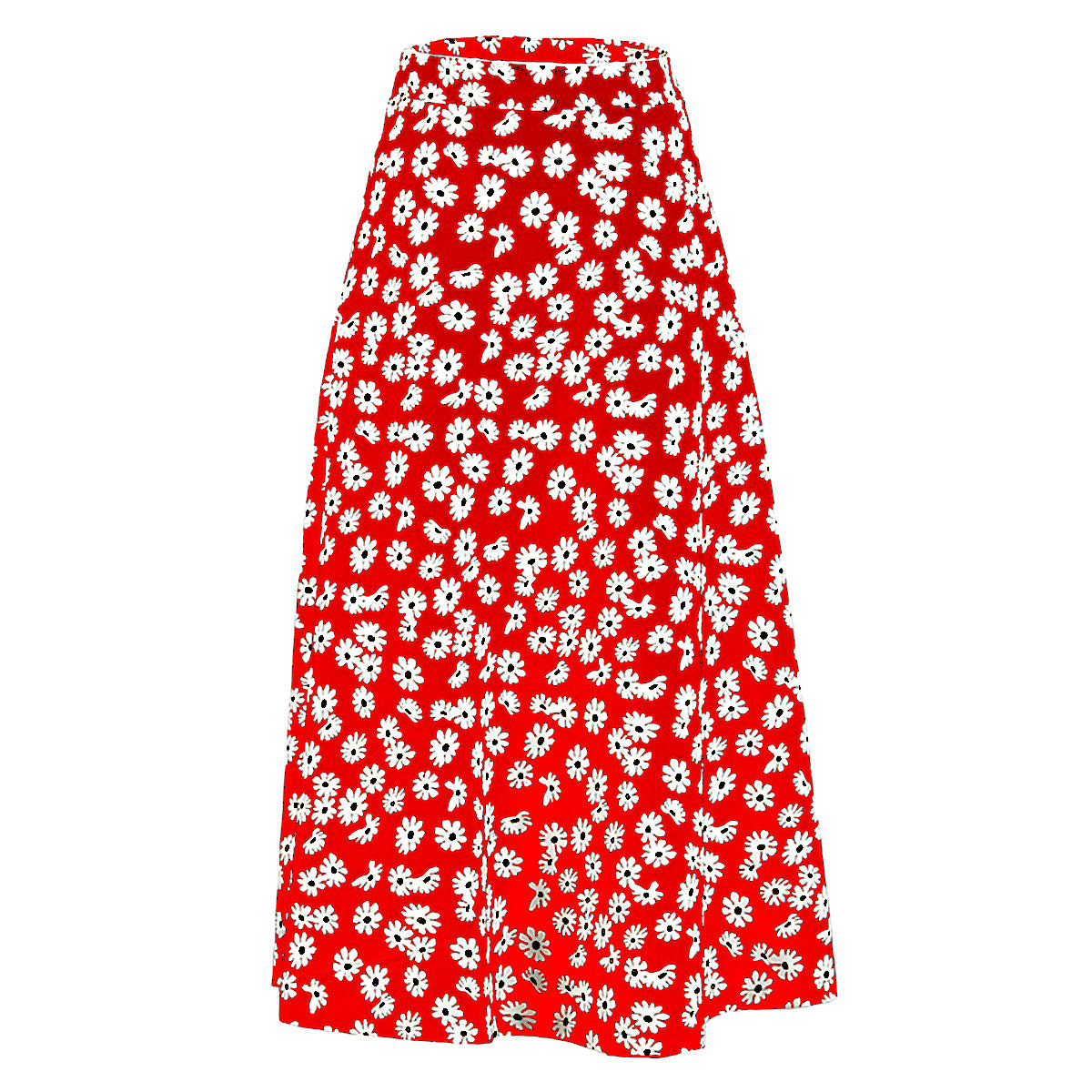 Chiffon Slim Literary Daisy Skirt