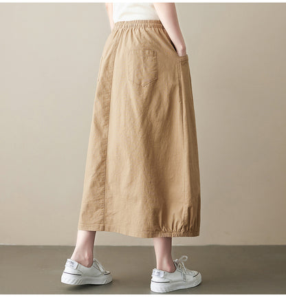 High Waist Long Skirt
