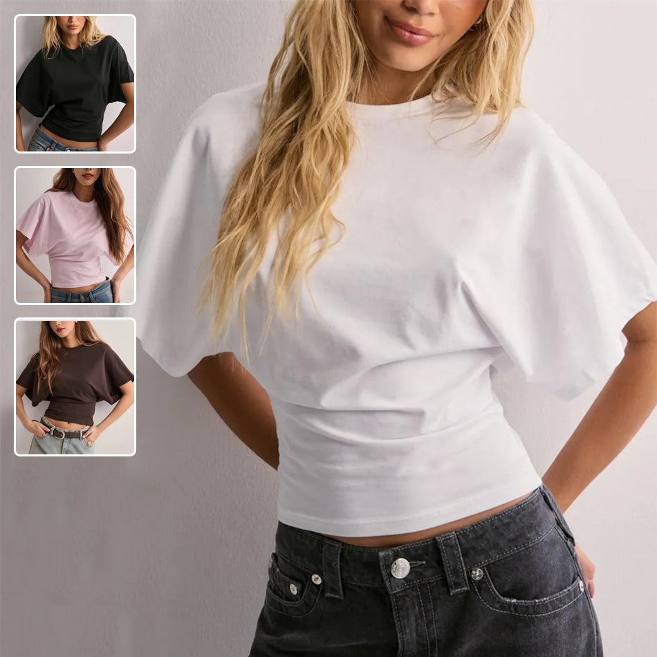 Pullover Short-sleeved Top