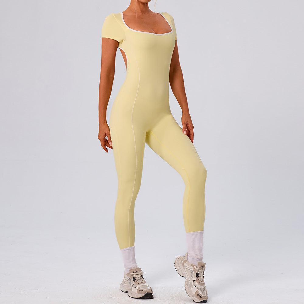 Womens Slim-fit Yoga Jumpsuit