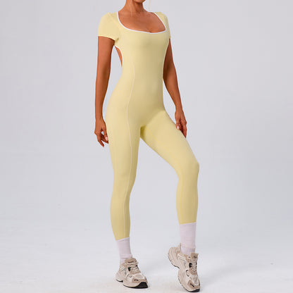 Womens Slim-fit Yoga Jumpsuit