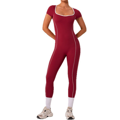 Womens Slim-fit Yoga Jumpsuit