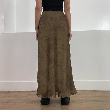 High Waist Slim Printed Street Style Skirt