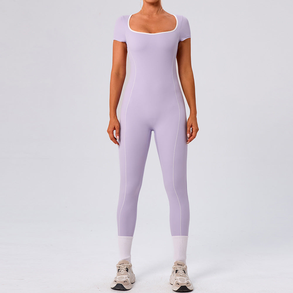 Womens Slim-fit Yoga Jumpsuit