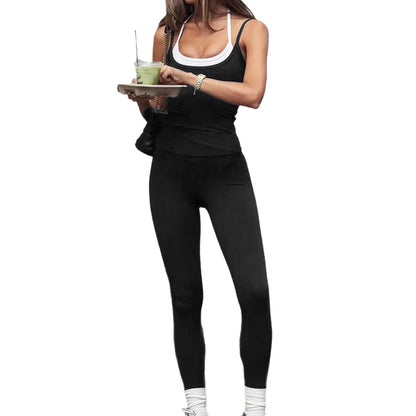 Womens Stylish Casual Versatile Strap Jumpsuit