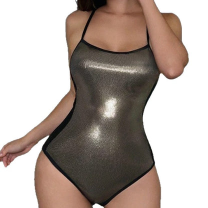 Womens Figure-hugging One-piece Swimsuit