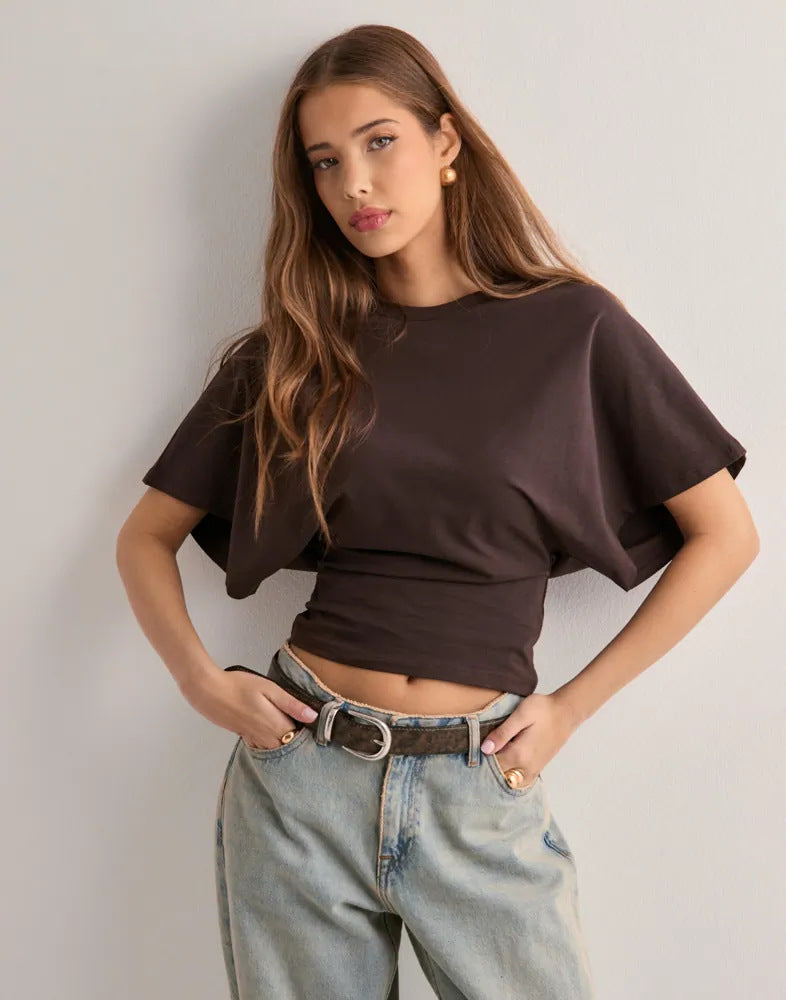 Pullover Short-sleeved Top