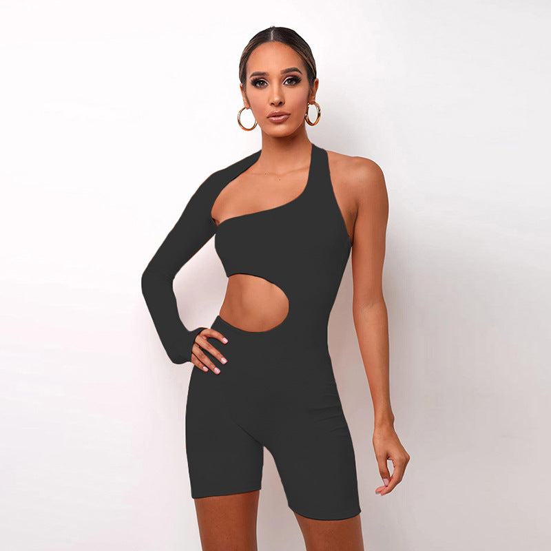 Women Yoga Suits Off Shoulder Tops And Shorts Tops 2pcs Set