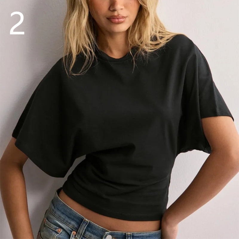 Pullover Short-sleeved Top