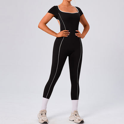 Womens Slim-fit Yoga Jumpsuit