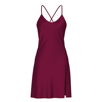Summer Backless Sexy Short Womens Camisole Nightgown